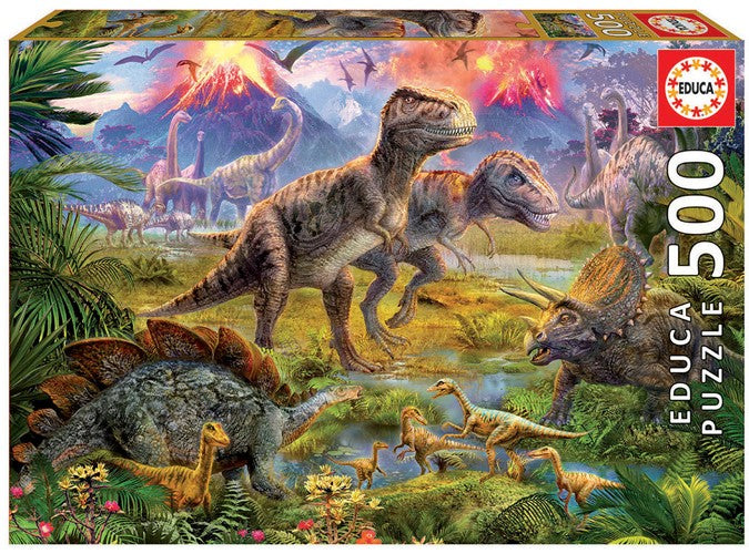 Educa Puzzle Dinosaurier Treffen Teile