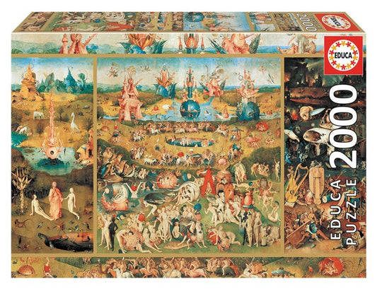 Educa Puzzle Garten der Lüste Teile