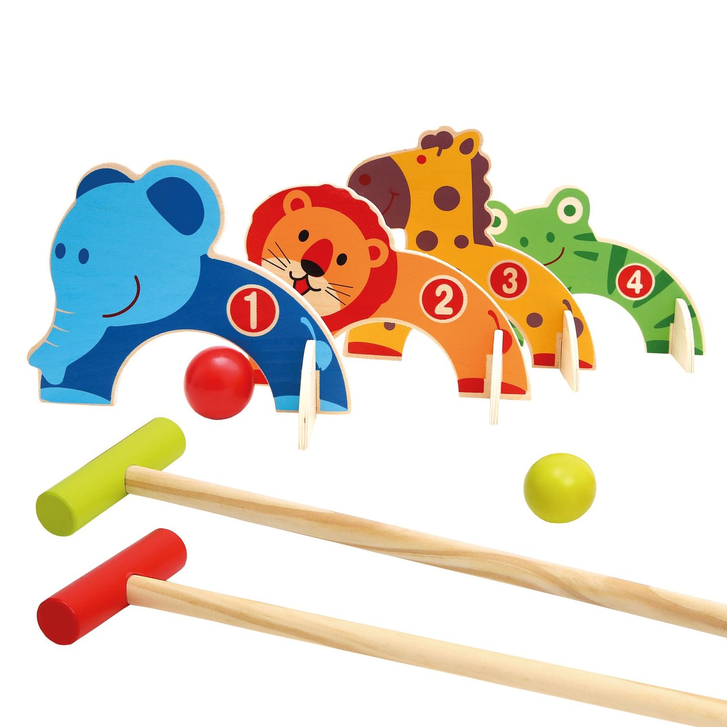 Bino Mertens Kinder Crocket Holz Zoo