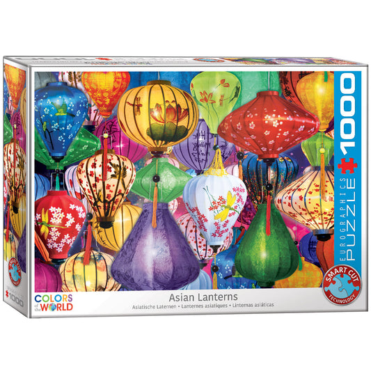 Asiatische Laternen Puzzle Teile
