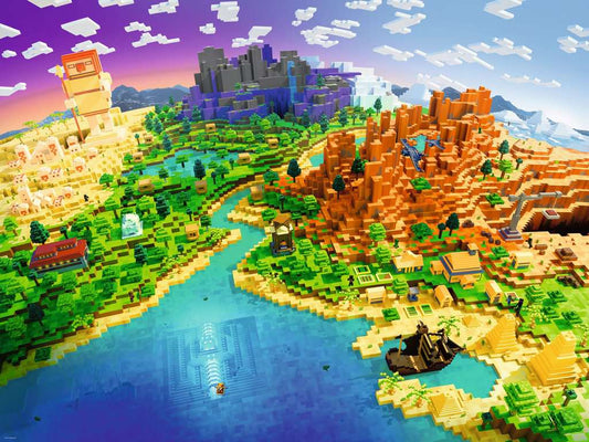 Minecraft Puzzle Teile