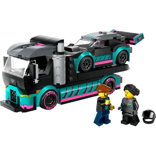LEGO City Fahrzeuge Autotransporter Rennwagen