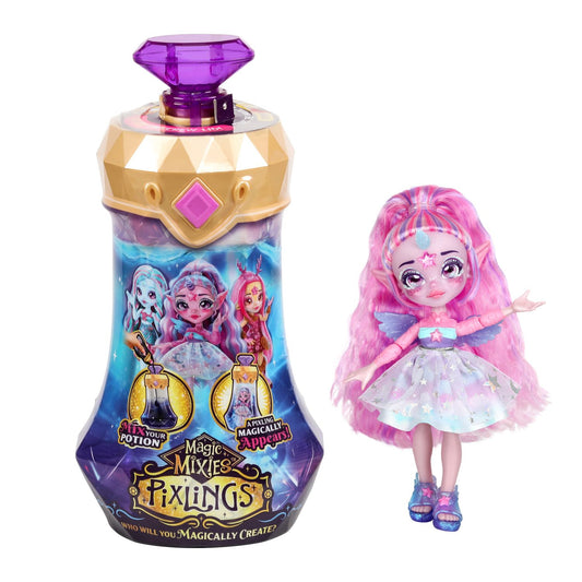 Magic Mixies Pixlings Einhorn Puppe lila