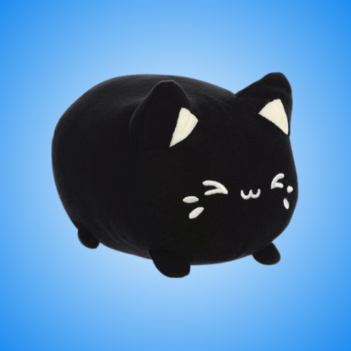 Tasty Peach Black Sesame Meowchi Plüschfigur